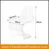 wholesale stacking clear Panton chairs for Event Rentals