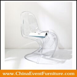 wholesale stacking clear Panton chair for Upscale Hospitality