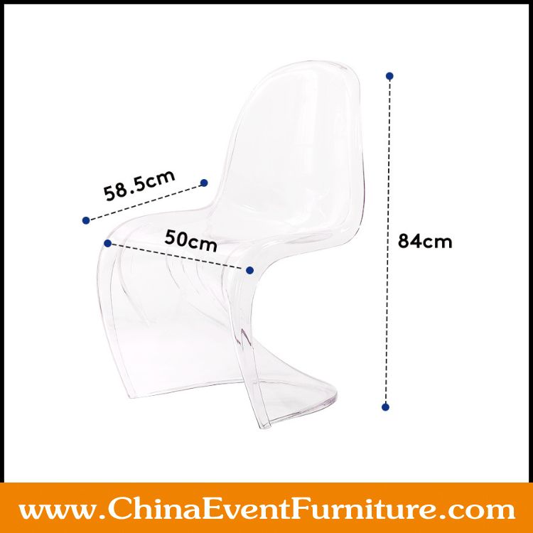 Stackable Clear Panton Chair For Events