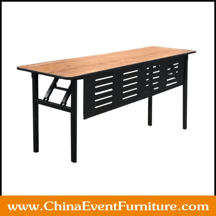 folding conference table wholesale rectangular folding conference table with black powder coated folding base