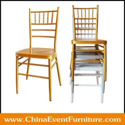 types of stackable metal chiavari chairs wholesale for weddings