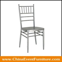 wholesale stackable silver metal chiavari chairs for weddings