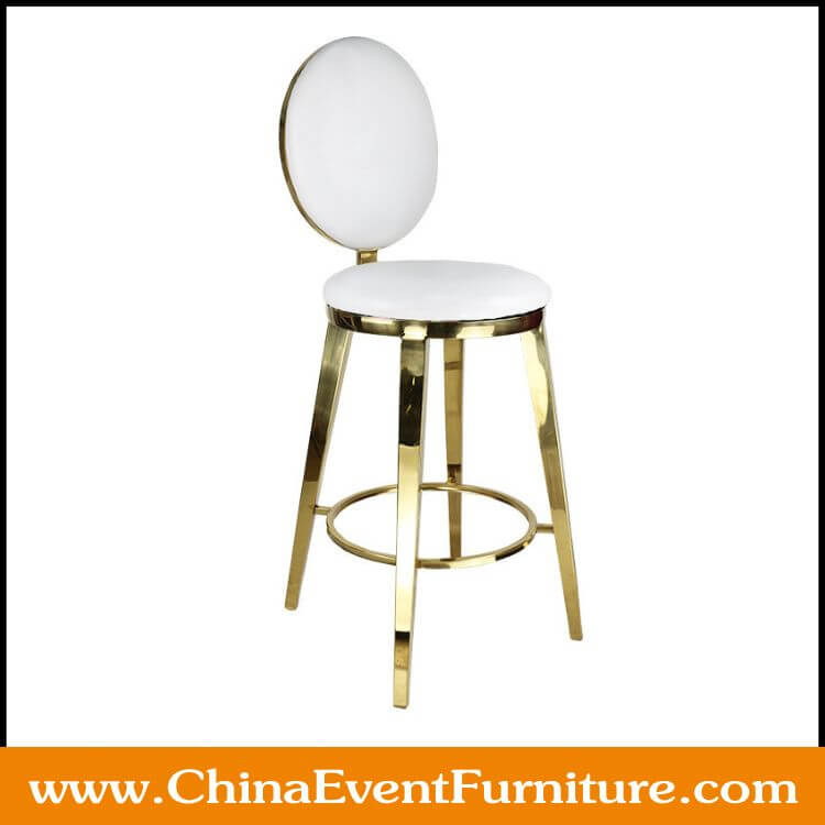 stainless steel bar stools with backs wholesale white and gold stainless steel bar stools with backs for hotel bars
