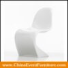 wholesale PP stacking white Panton chairs for Modern Weddings & Event Rentals
