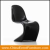 wholesale black Panton chairs for Modern Weddings