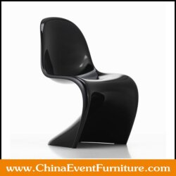 wholesale black Panton chairs for Modern Weddings