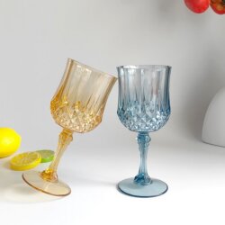 wholesale high end wine glasses acrylic for events