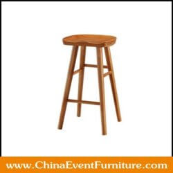 wholesale natural ash wood bar stools for weddings