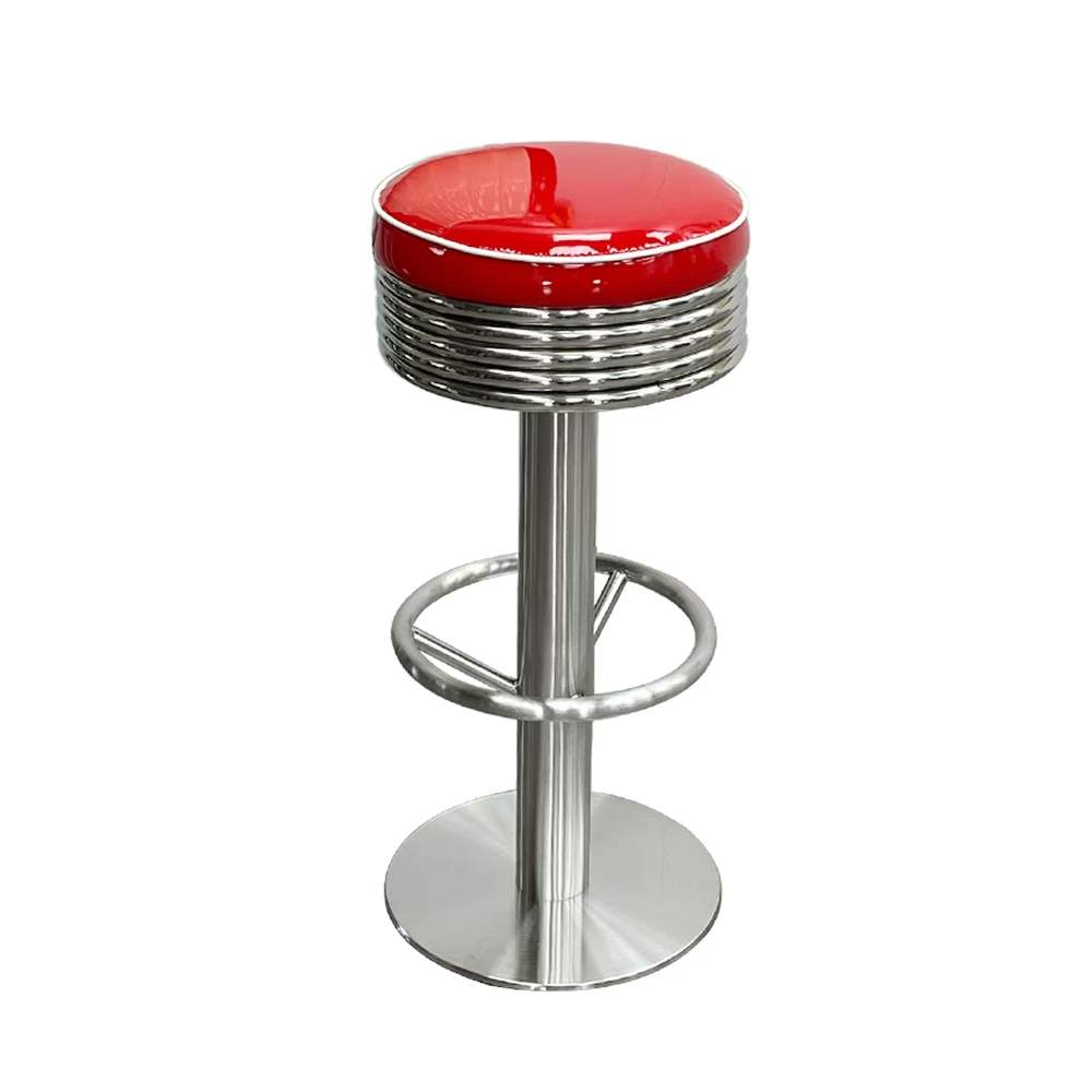backless stainless steel bar stools wholesale for hotel bars