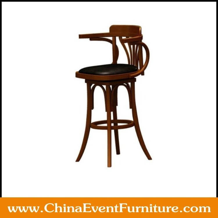 bent wood bar stools wholesale bent wood bar stools with black leather upholstered for weddings