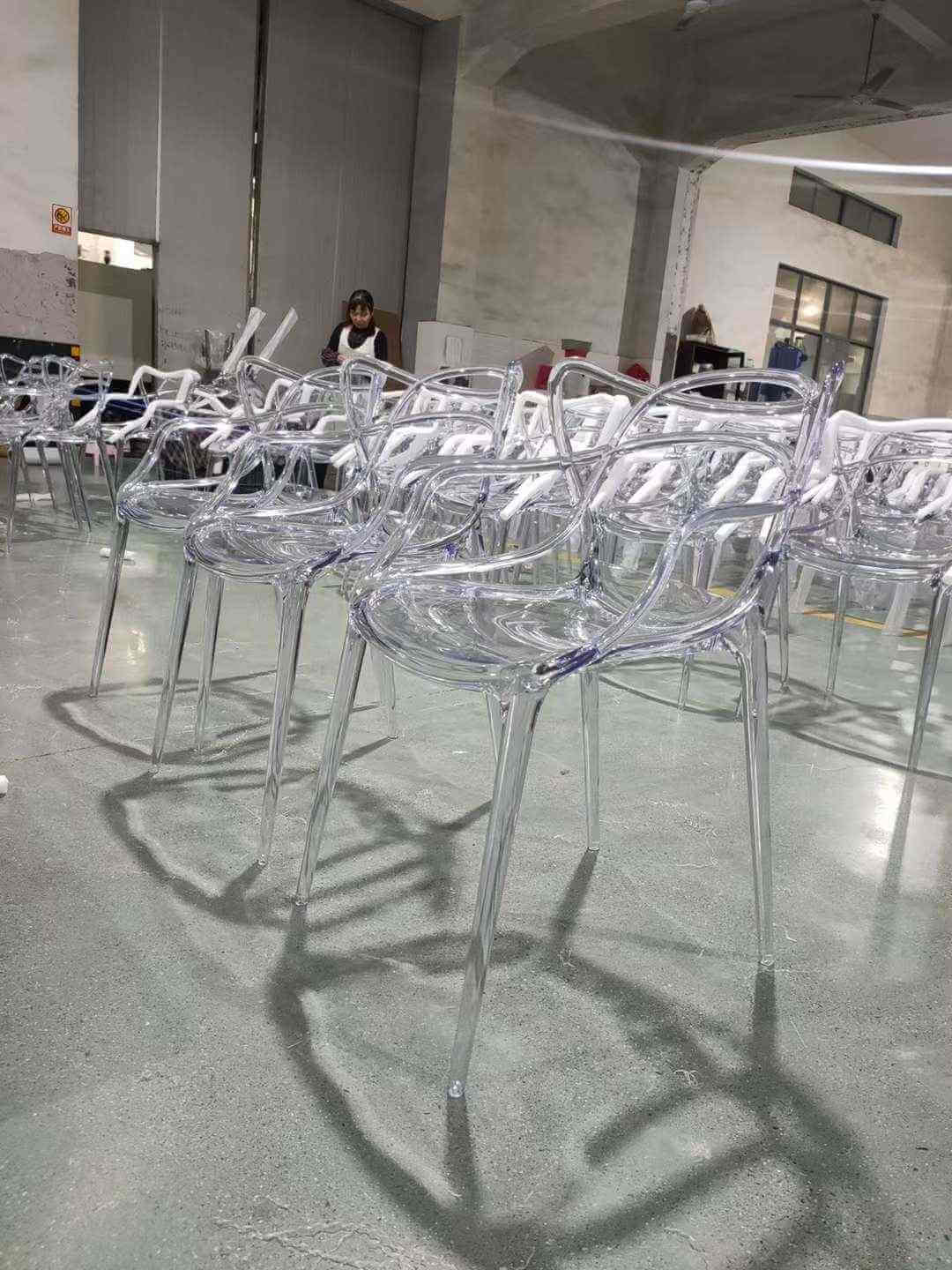 wholesale clear kartell masters dining chair for events