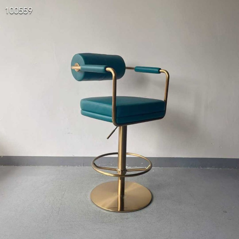 wholesale height adjustable faux leather swivel counter stools for sale