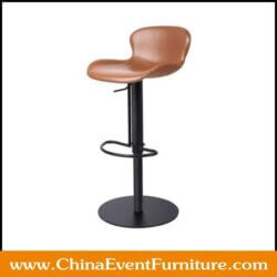 wholesale black metal kitchen bar stools with backs swivel for bars