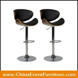 wholesale silver metal swivel counter stools with backs for bars