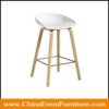 wholesale plastic seat plywood bar stools for hotel bars