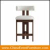 wholesale white and wood counter stools for hotel bars