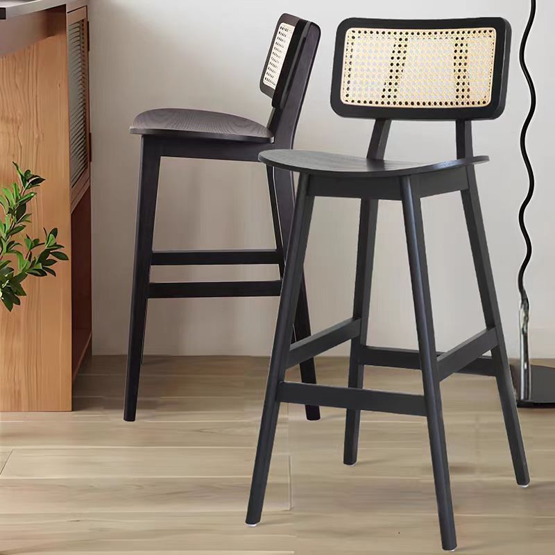wholesale black cane counter stools for hotel bars