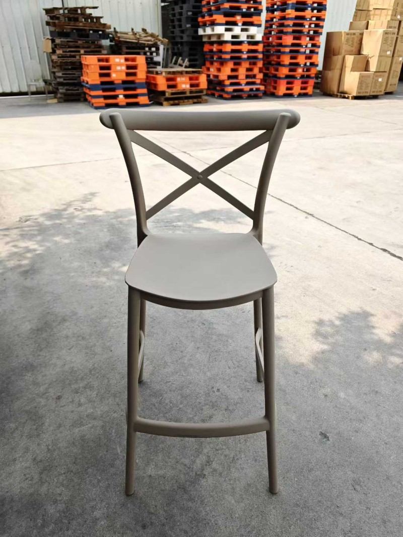 wholesale resin cross back bar stools for sale