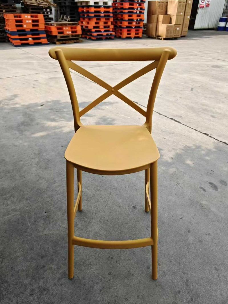 wholesale stackable cross back bar stools for weddings