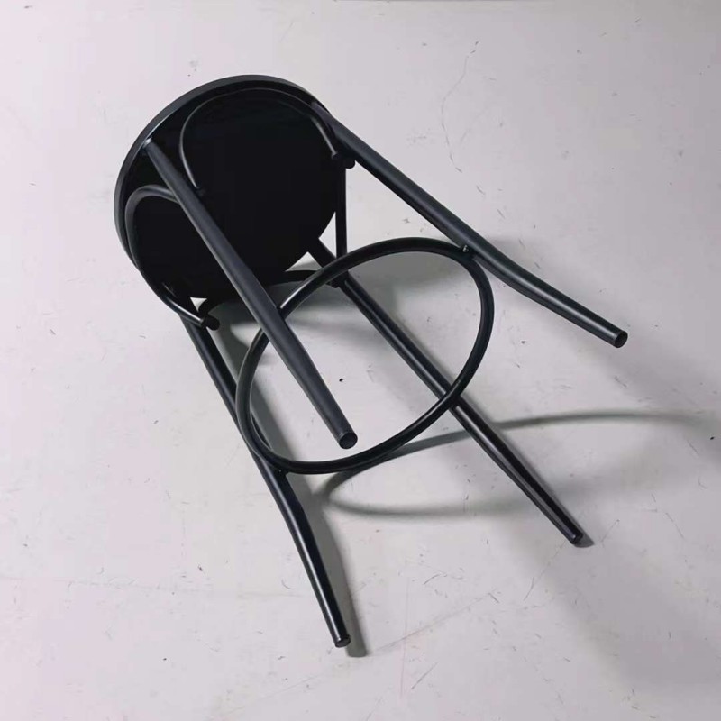 wholesale black round wooden bar stools for sale